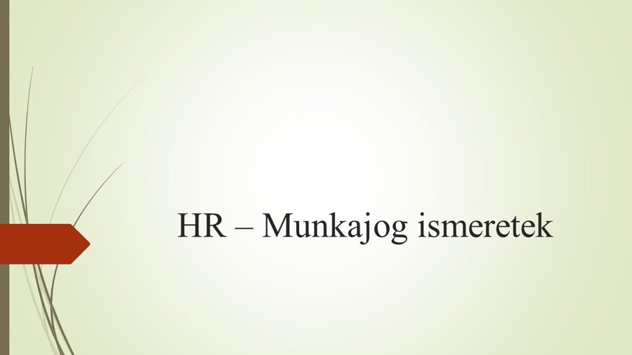 HR - munkajog